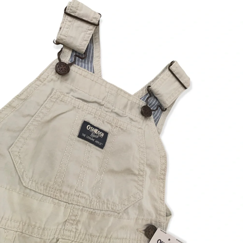 OshKosh B’Gosh Toddler Boy’s Tan Overalls